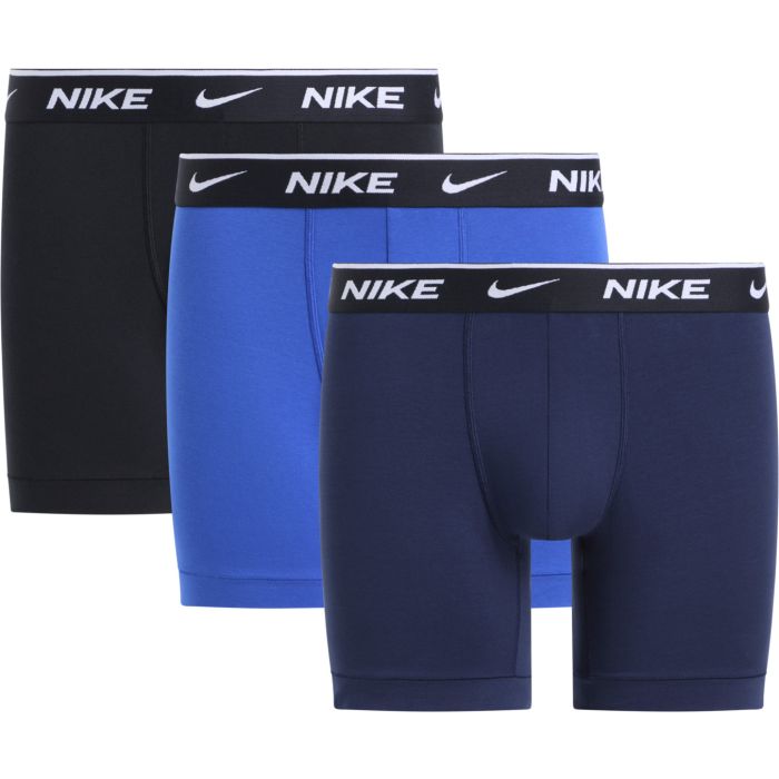Nike Essential Cotton Stretch Boxer 3PK K. S Sininen Miehet