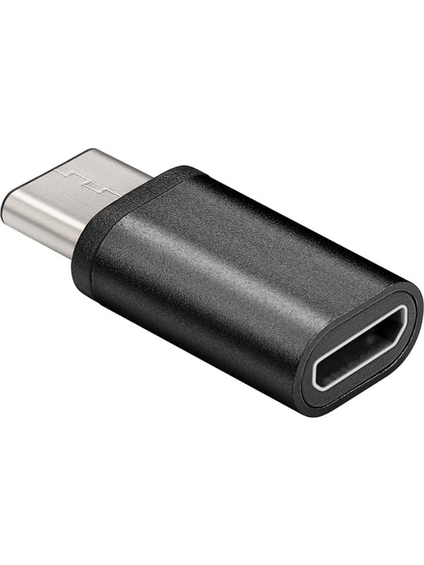 Goobay Adapter USB-CTM till USB 2.0 Micro-B, grå USB-CTM plugg > USB 2,0 mikro uttag (typ B)