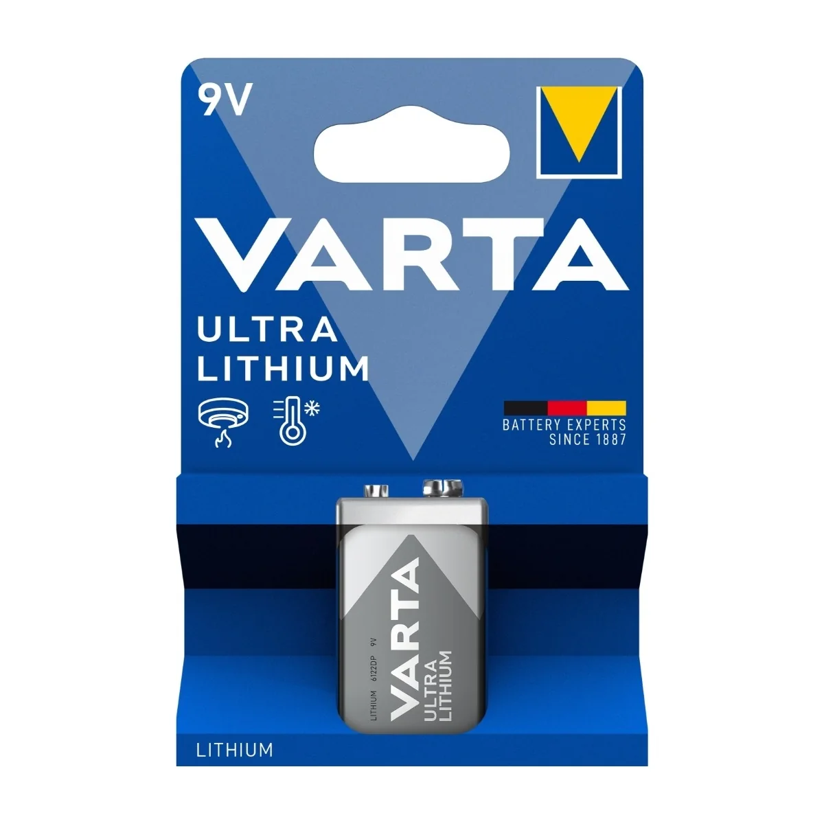 VARTA Varta Ultra. Lithium - 9 V - 1 kpl/pakkaus