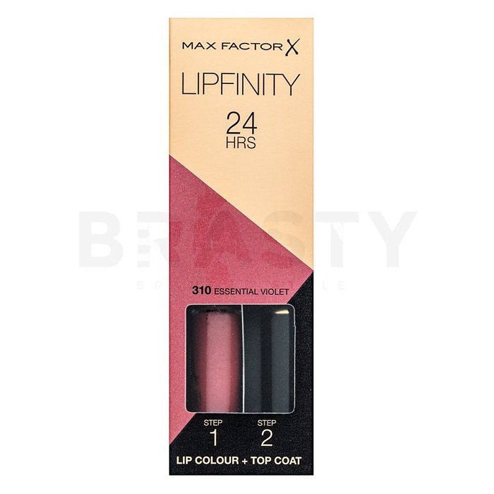 Pitkäkestoinen huulipuna Lipfinityllä 2,3+1,9 g - Sävy: 310 Essential Violet