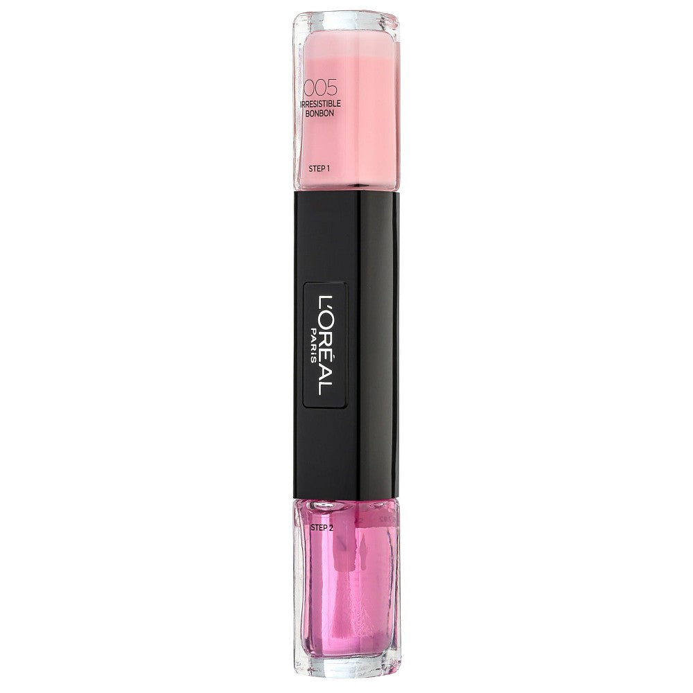 L'Oreal Paris 2 in 1 Infallible Kynsilakka 005 Irresistible Bonbon 2 x 5 ml