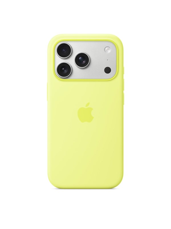 Apple iPhone 17 Pro Silicone Case with MagSafe - Neon Yellow