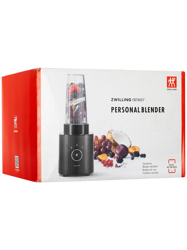 Zwilling Enfinigy Blender Smoothie-funktion Pulsfunktion Svart