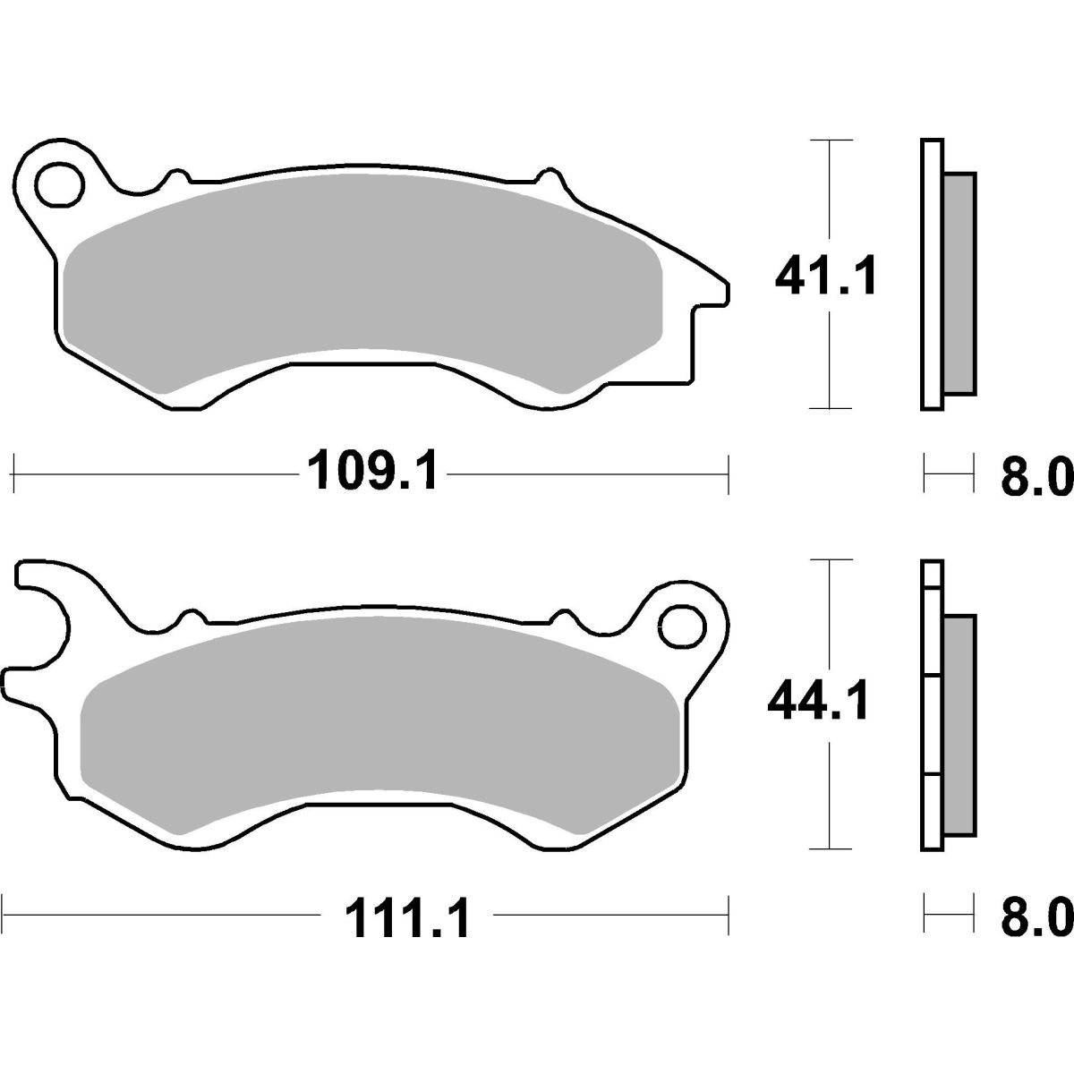 Jarrupalat, levyjarru BREMBO 07090