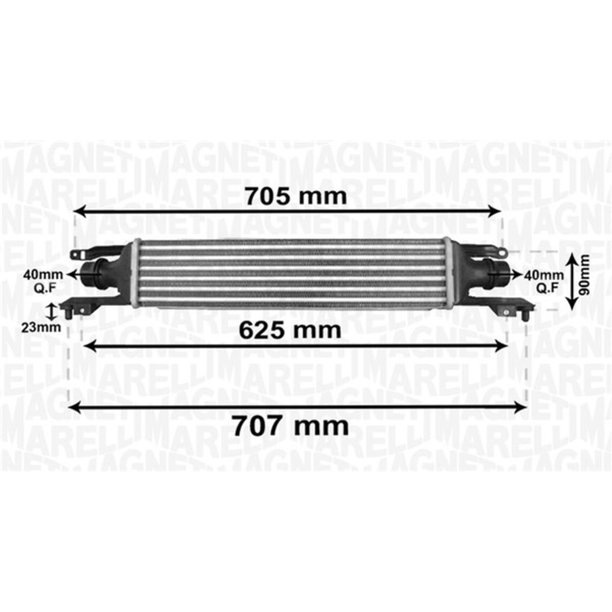 Välijäähdytin MAGNETI MARELLI 351319204120
