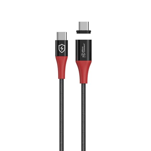 Microconnect Safe Charge Magnetic Usb-c To C Data Blocker Cable 1.5m 1.5m Usb-c Usb-c Musta, Punainen