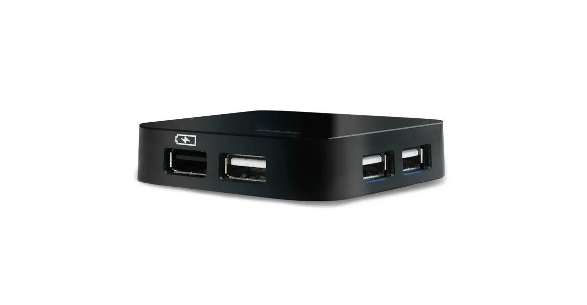 DLINK 4xUSB2.0 4Port USBHub 480Mbps PC MAC