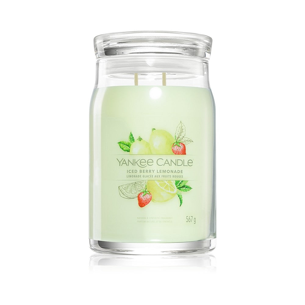 Yankee Candle Iced Berry Limonade Signature kynttilä - 567 g