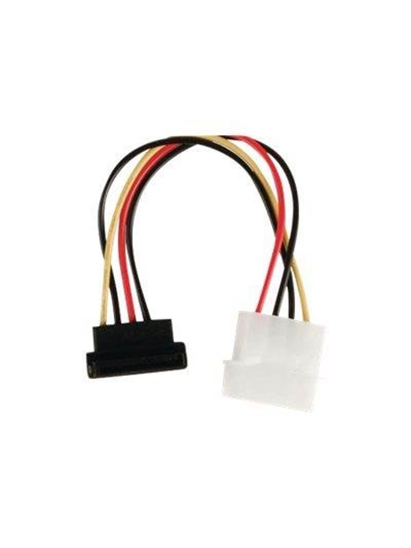 Nedis Sisäinen Virtakaapeli | Molex uros | SATA 15-Pin naaras | Kullattu | 0.15 m | Pyöreä | PVC | Monivärinen | Kirjekuori