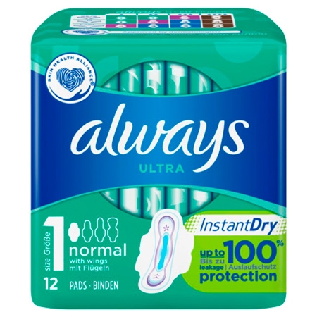 Always Ultra Normal Instant Dry - 12 kpl