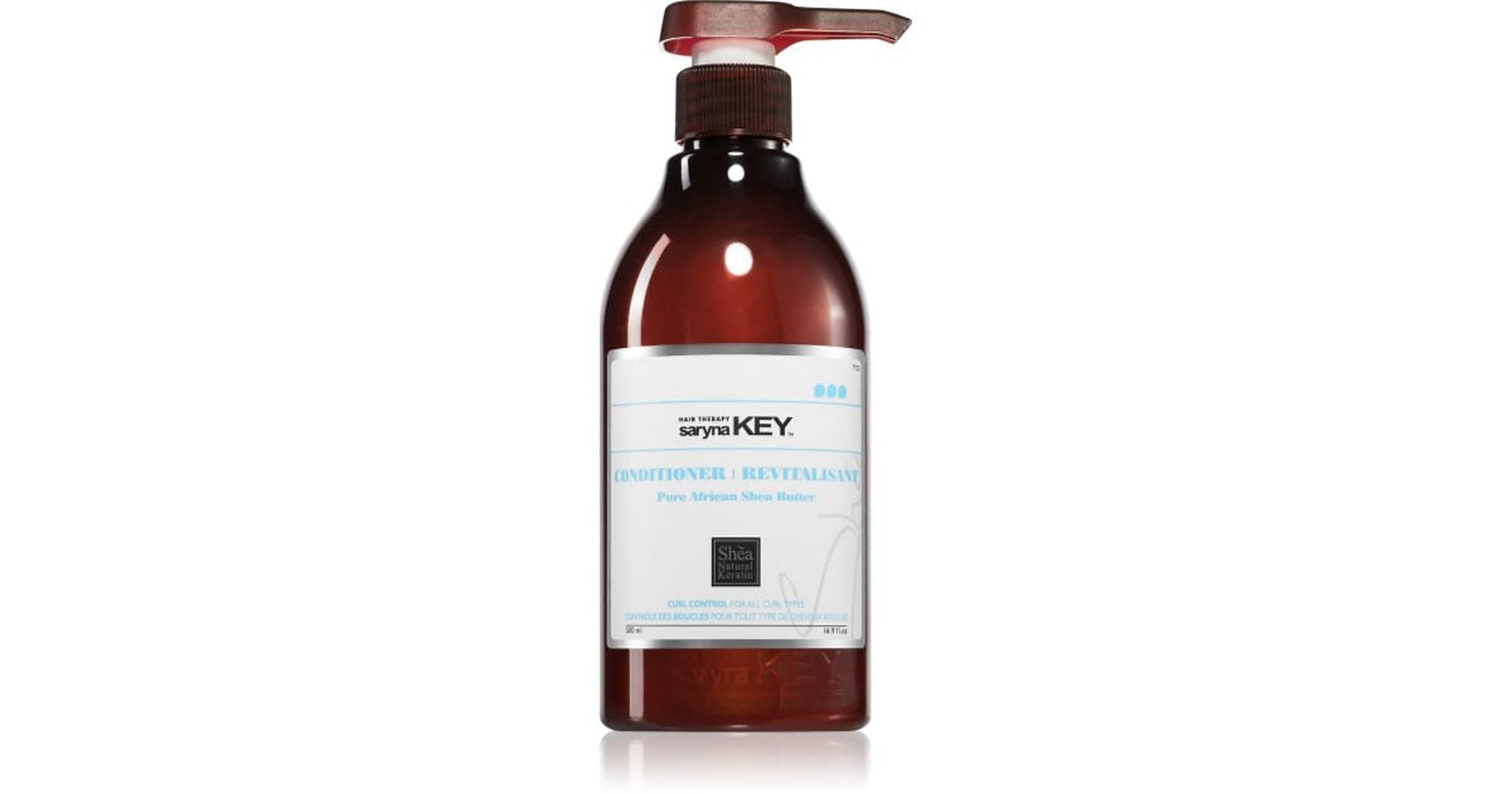 Saryna Key Pure African Shea Butter Curl Control hoitoaine kiharoille ja laineille 500 ml
