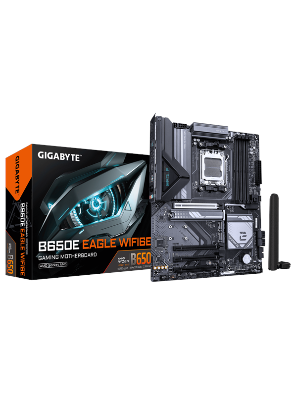 GIGABYTE B650E EAGLE WF6E Emolevy - AMD B650 - AMD AM5 - DDR5 RAM - ATX