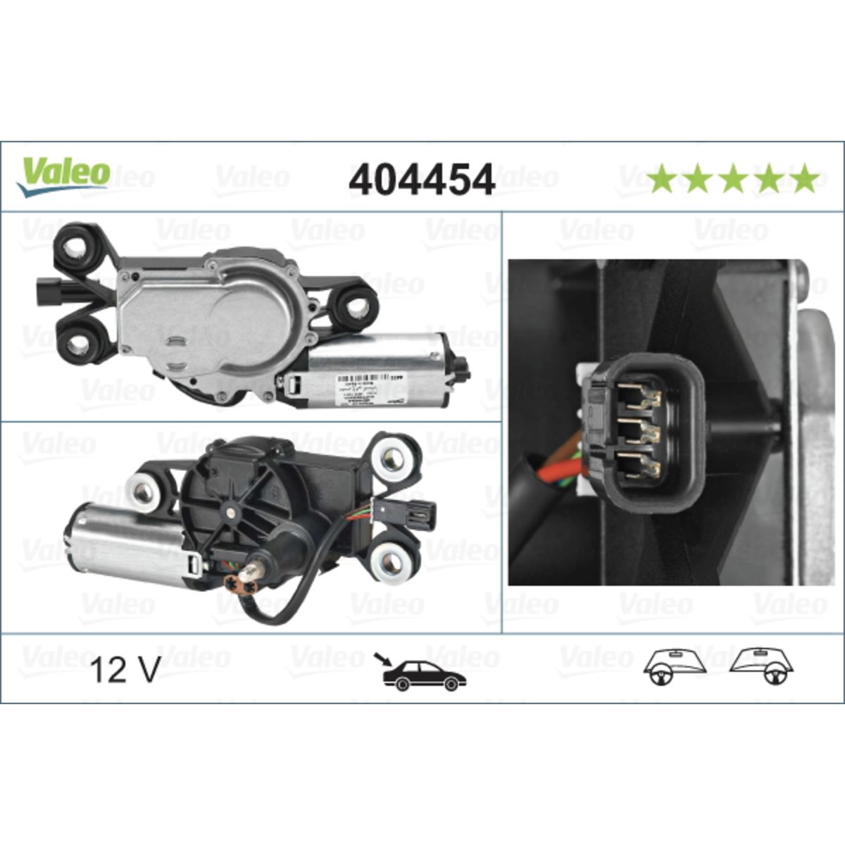 Pyyhkijän moottori VALEO 404454