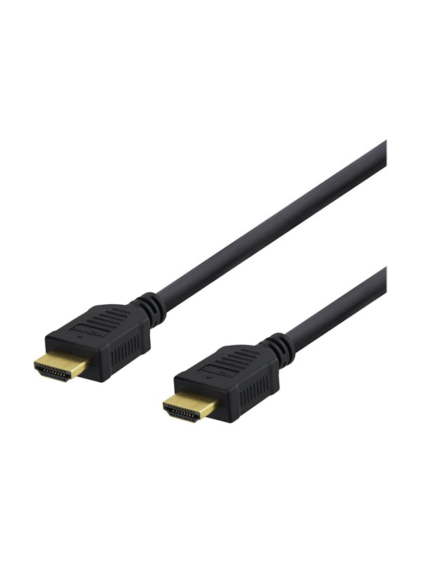 DELTACO High-Speed HDMI -kaapeli, 15m, Ethernet, 4K UHD, musta