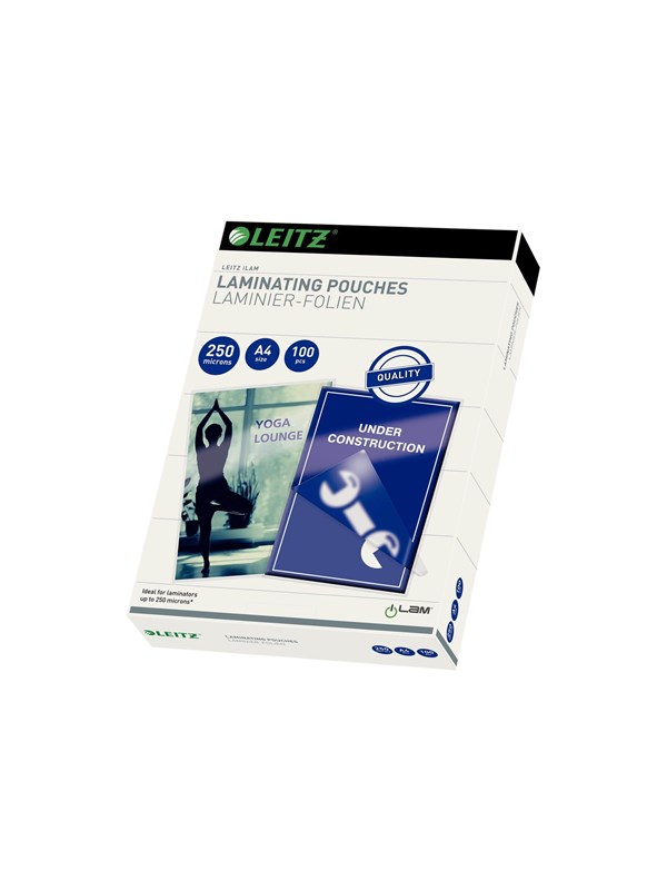 Leitz - 100-pack - transparent - lamination film