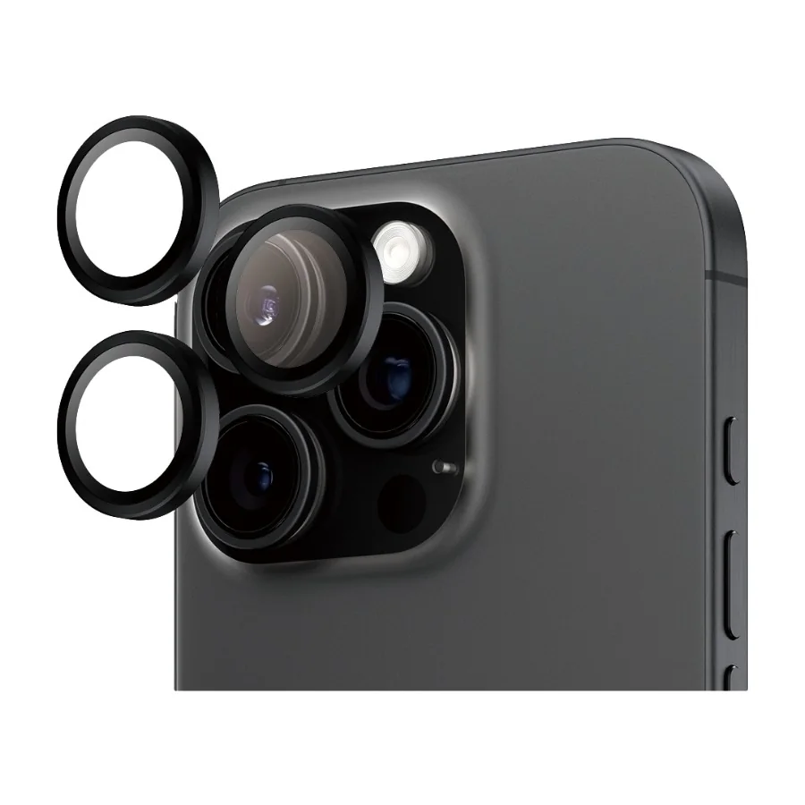 PanzerGlass Hoops™ Black Lens Protector iPhone 16 Pro | 16 Pro Max
