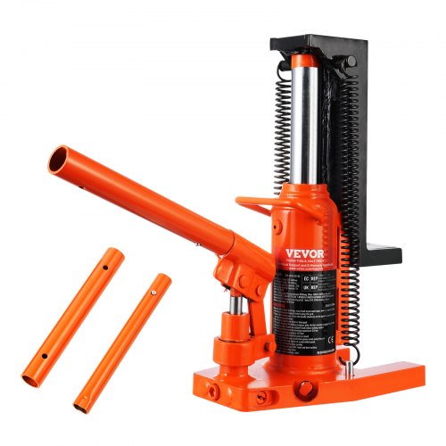 VEVOR Hydraulic Toe Jack, 2.5 Ton/2268 kg On Toe Toe Jack Lift, 5 Ton/4536 kg On Top Lift Capacity Machine Jack, 0.8-5.3 in/2-13.5 cm Toe Height, 8.9-13.4 in/22.6-34 cm Top Height, Air Hydraulic Claw Jack for Machinery, Industry