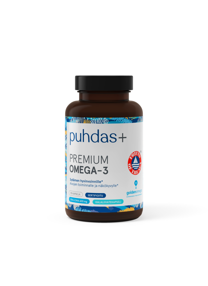 Puhdas+ Premium Omega-3 680 mg 90 kaps
