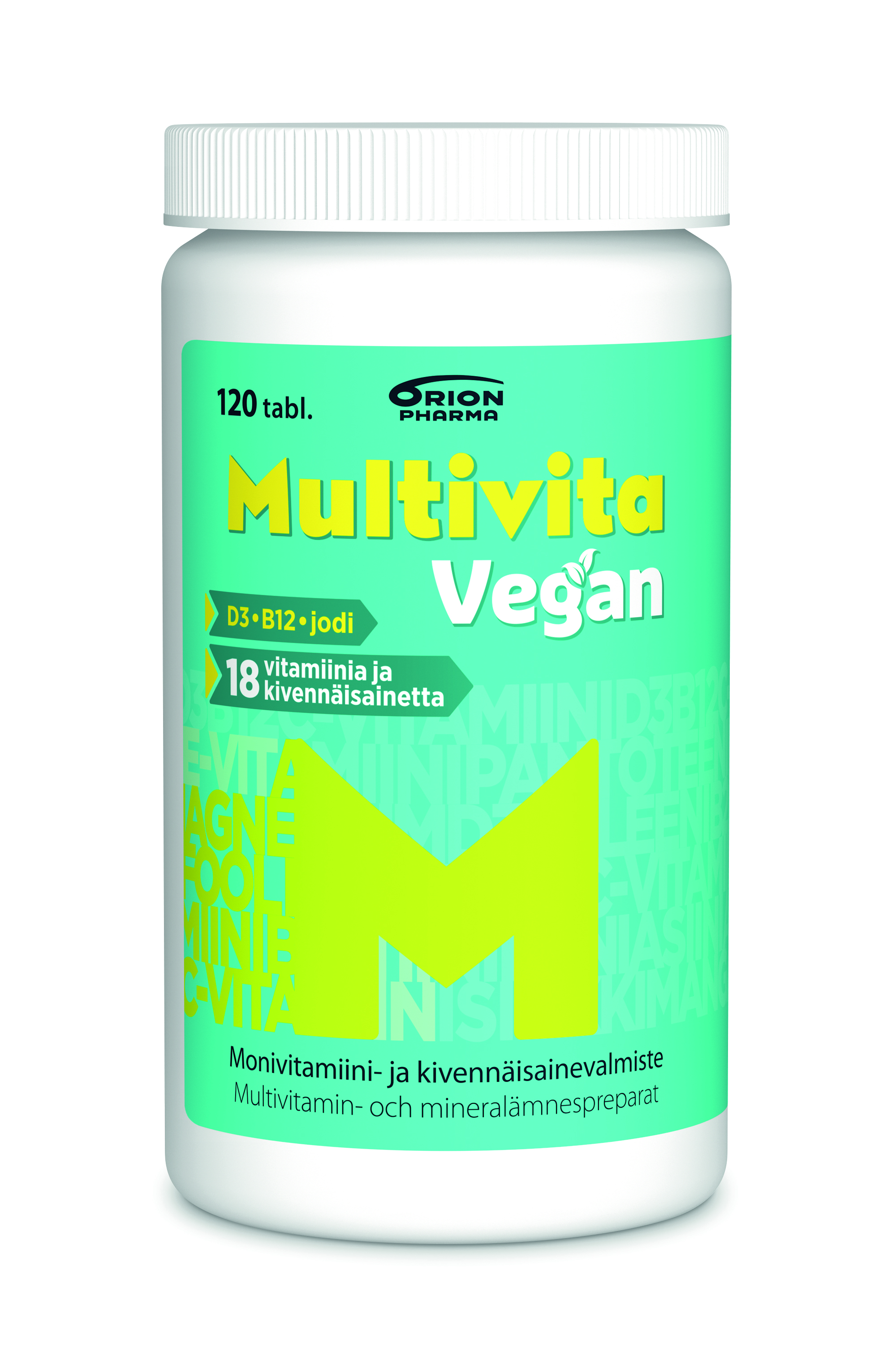 Multivita vegan monivitamiini 120 kpl