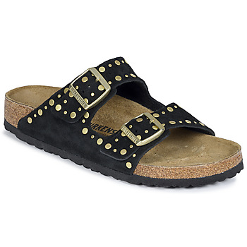BIRKENSTOCK Pistokkaat 'Birkenstock Ciabatta Arizona' meleerattu musta