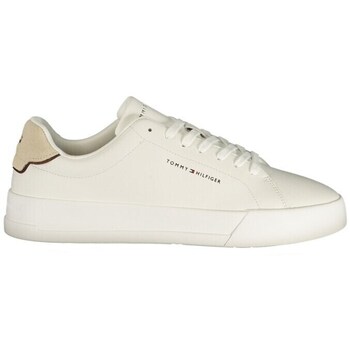 TOMMY HILFIGER Matalavartiset tennarit 'Court Ess' ecru / vaaleabeige