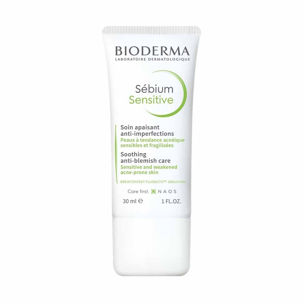 Bioderma Sébium Rauhoittava Epäpuhtauksien Hoito Herkälle Iholle - 30 ml
