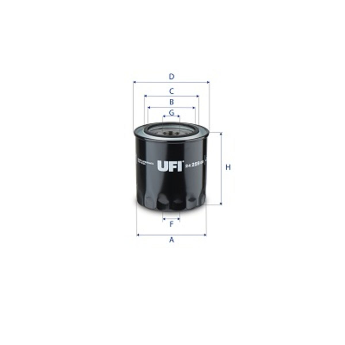 Polttoainesuodatin UFI 24.259.00