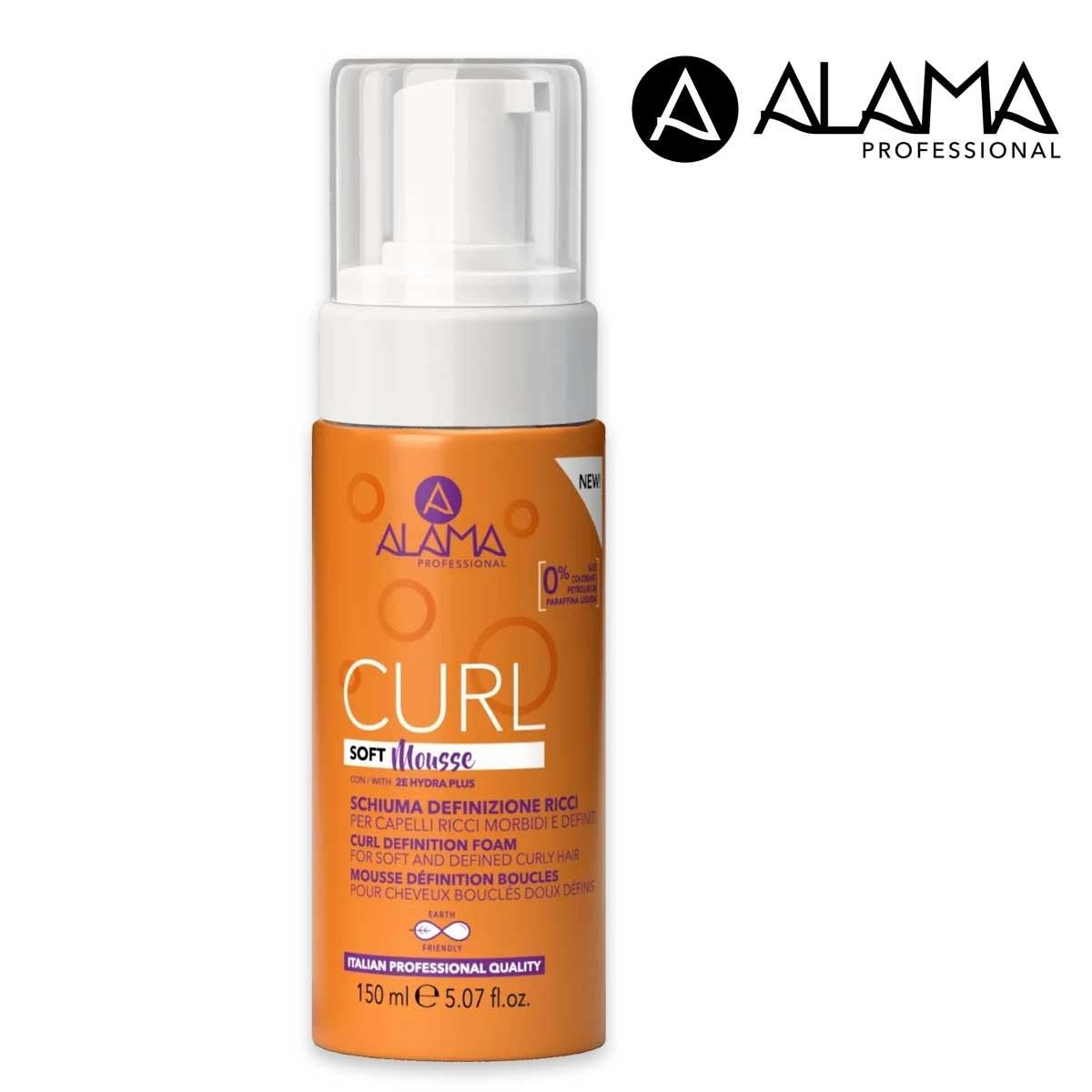 Alama Professional soft mousse kiharat hiukset 150 ml