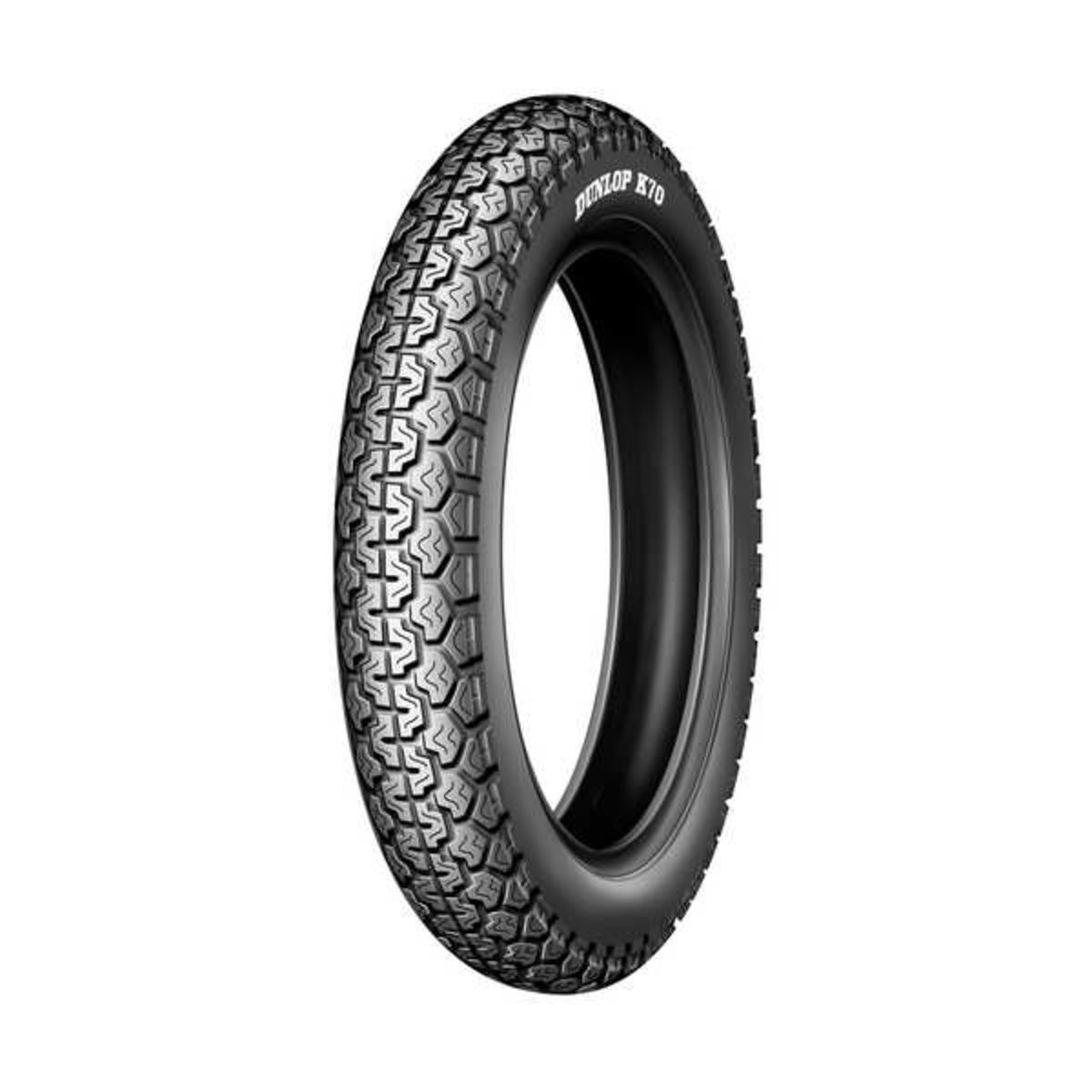 DUNLOP K70 3.25-19 TT, Maantiekrengas edessä