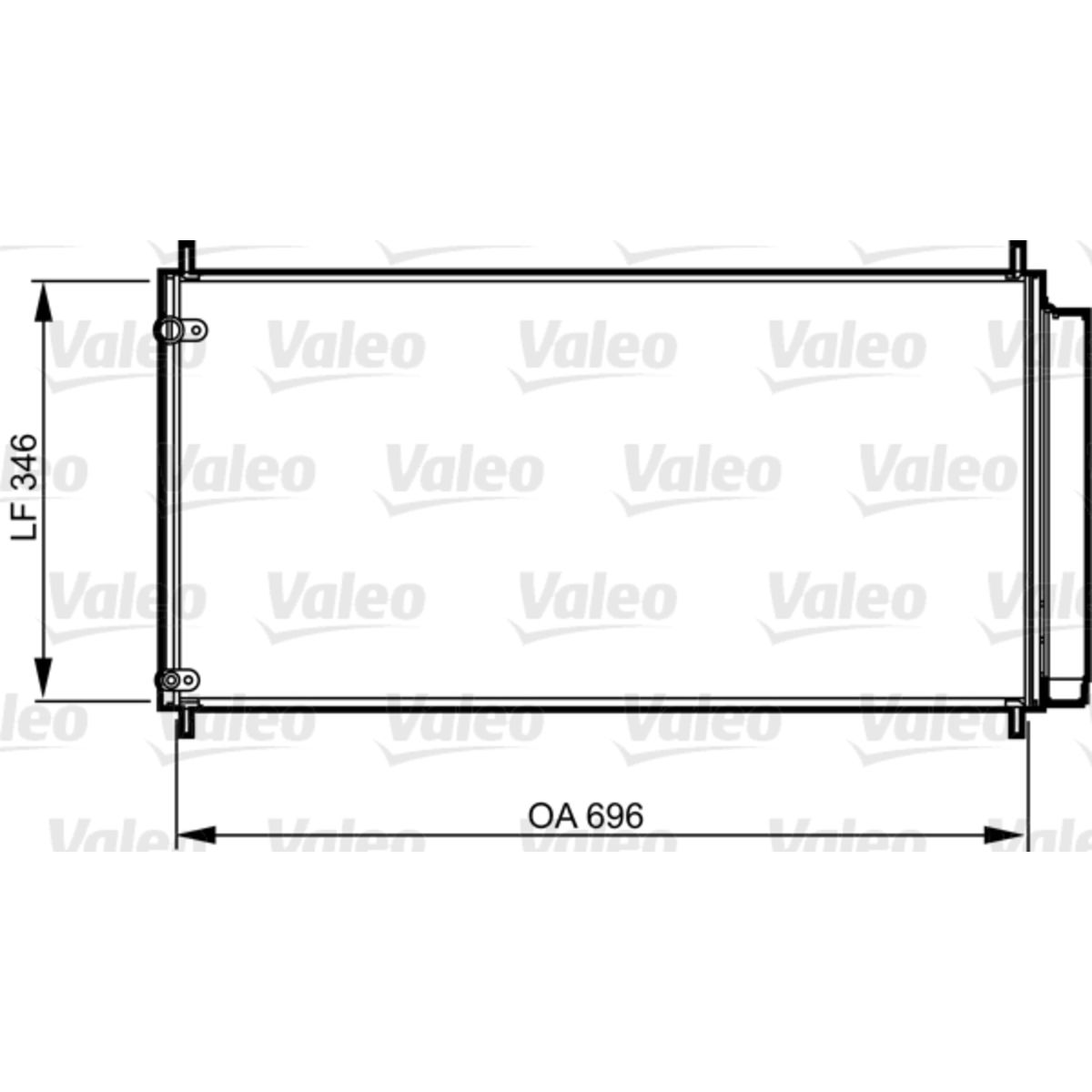 Lauhdutin, ilmastointilaite VALEO 814205
