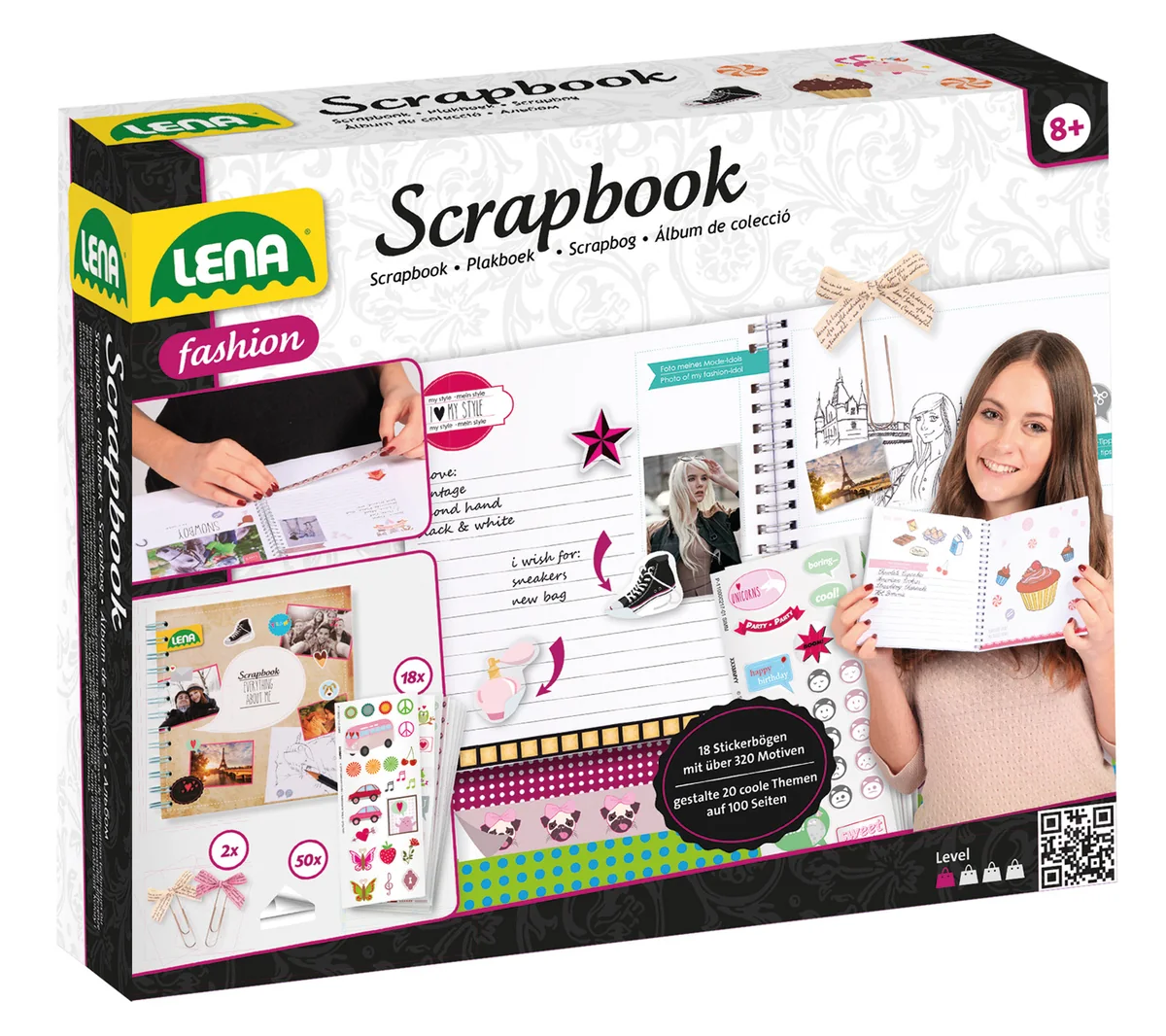 Lena Fashion Crafting Kit Scrapbook
