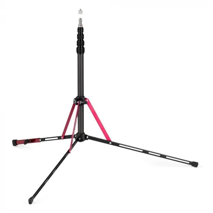 Manfrotto MS0490C, 3 jalkoja, Musta, Punainen, 197 cm, 780 g