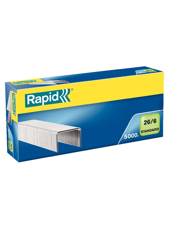 Rapid Niitit Standard 26/6 Galv. Lt/5000