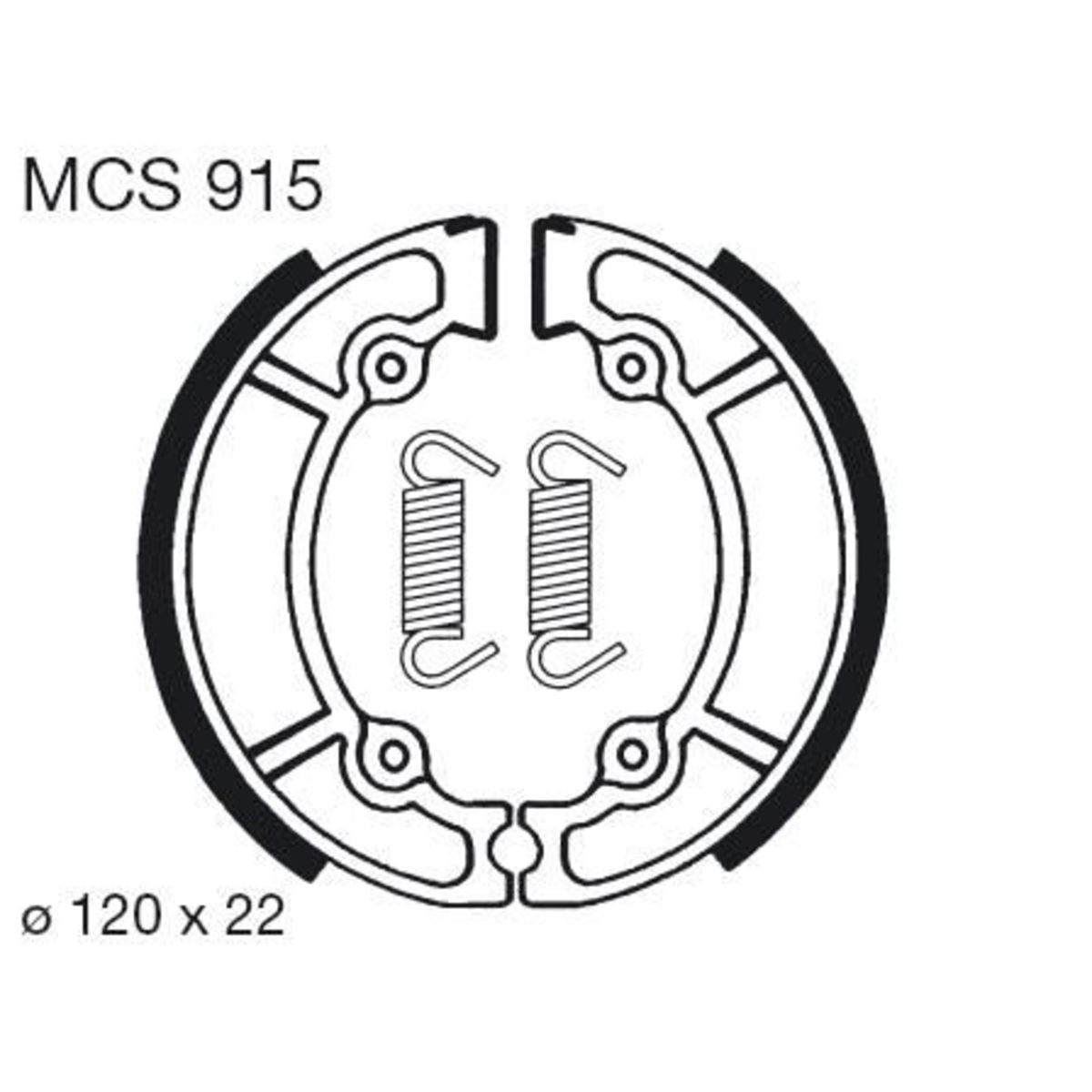 Jarrukenkäsarja TRW MCS915