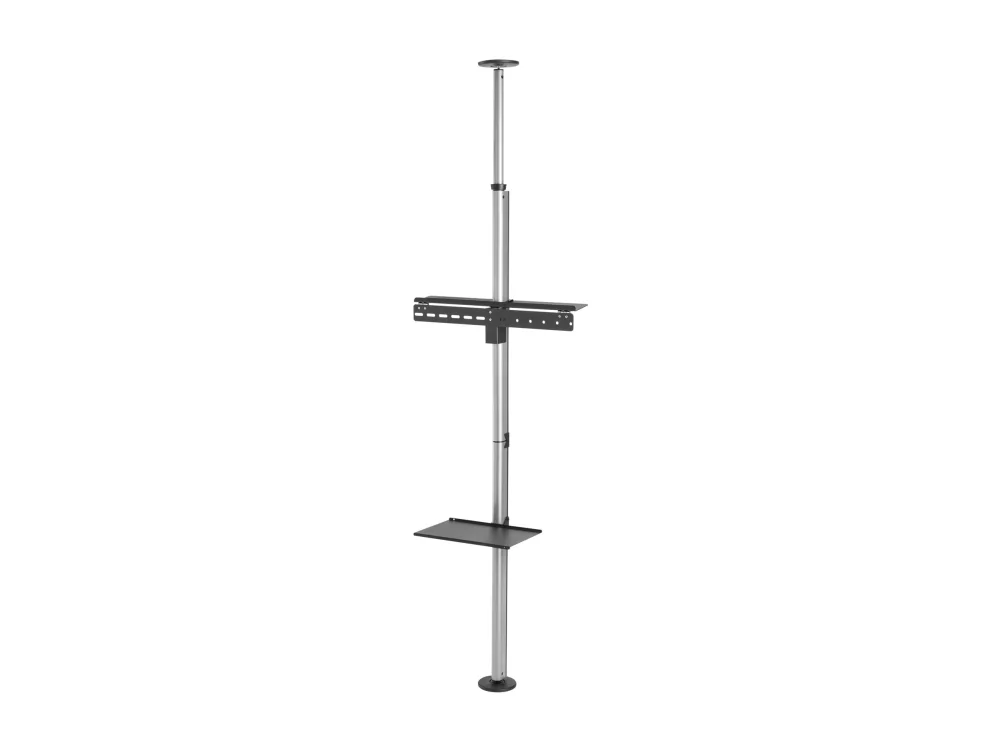 Deltaco Floor-to-ceiling mount for most 37" to 70" TVs and screens - Max 30 kg - recommended for 70"
