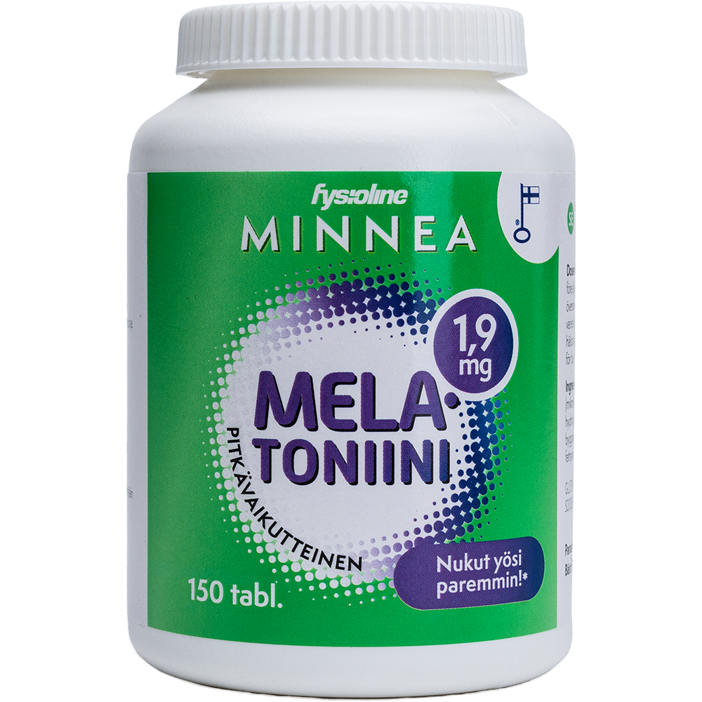 Minnea Melatoniini pitkävaikutteinen 1,9 mg 150 tabl