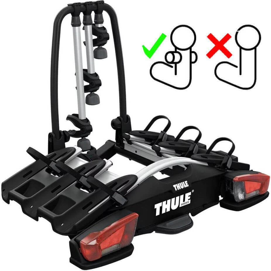 Polkupyöräteline VeloCompact F Fix4bike (3-pyörälle), Thule