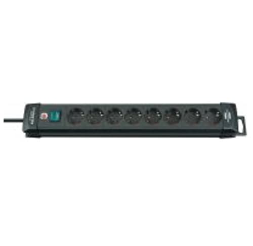8-fack ,3m cable Svart