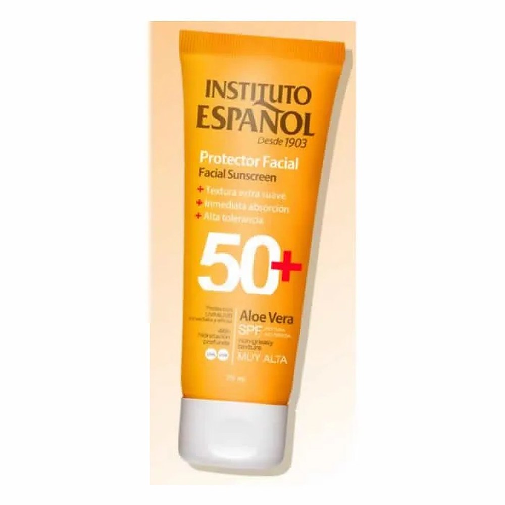 Instituto Español Aloe Vera -aurinkovoide kasvoille SPF50 75ml