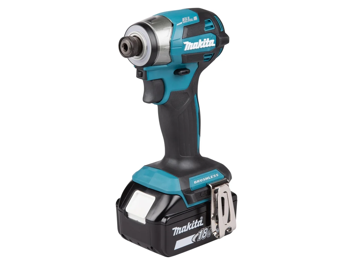 Makita DTD173RTJ, Iskuruuvain, Pistoolikahva, 1/4, Musta, Sininen, 3600 RPM, 1100 RPM