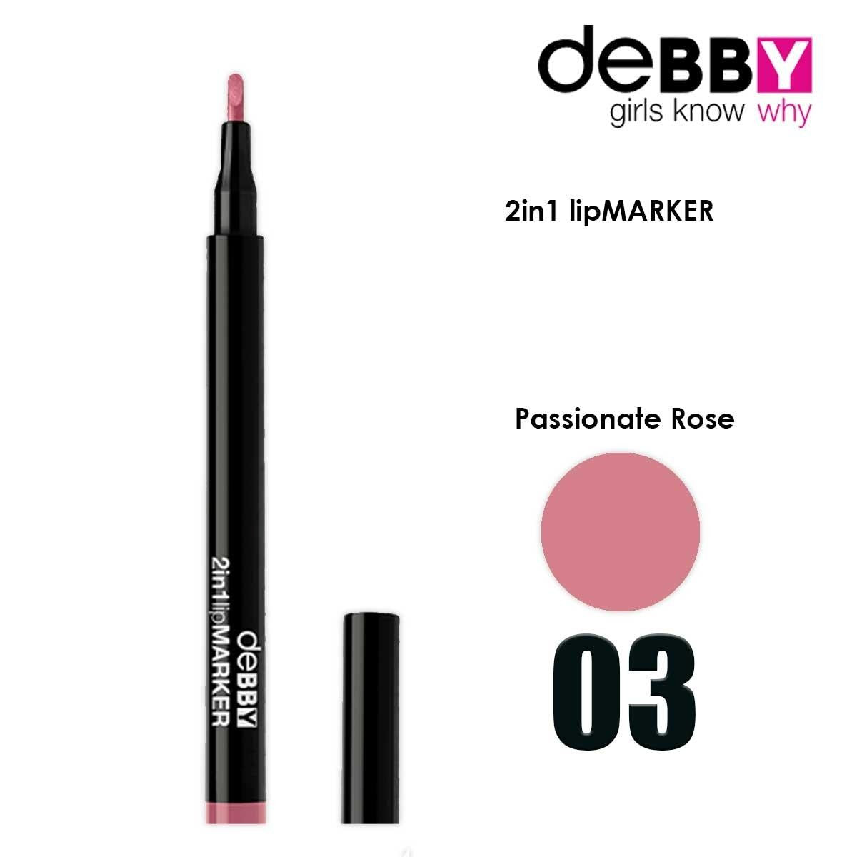 Debby 2-in-1 Huulikynä Väri 03