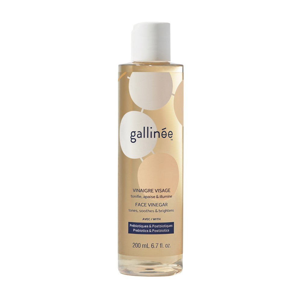 Gallinee, Microbiome Skincare, prebiootteja ja postbiootteja, rauhoittava voide kasvoille, 200 ml