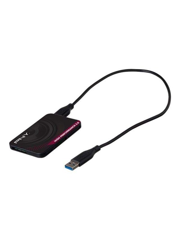 PNY High Performance Reader 3.0 - Kortinlukija (Multi-Format) - USB 3.0 - USB 3.0