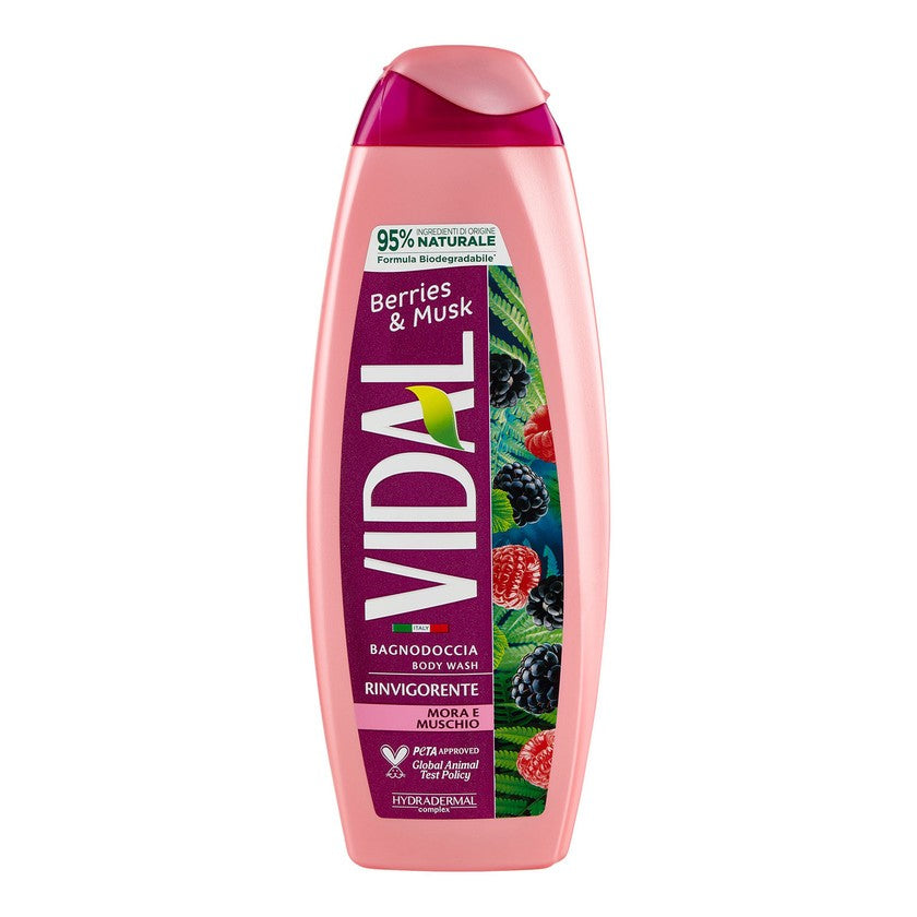 Vidal Vidal Suihkugeeli 500 ml Karhunvatukka & Myski