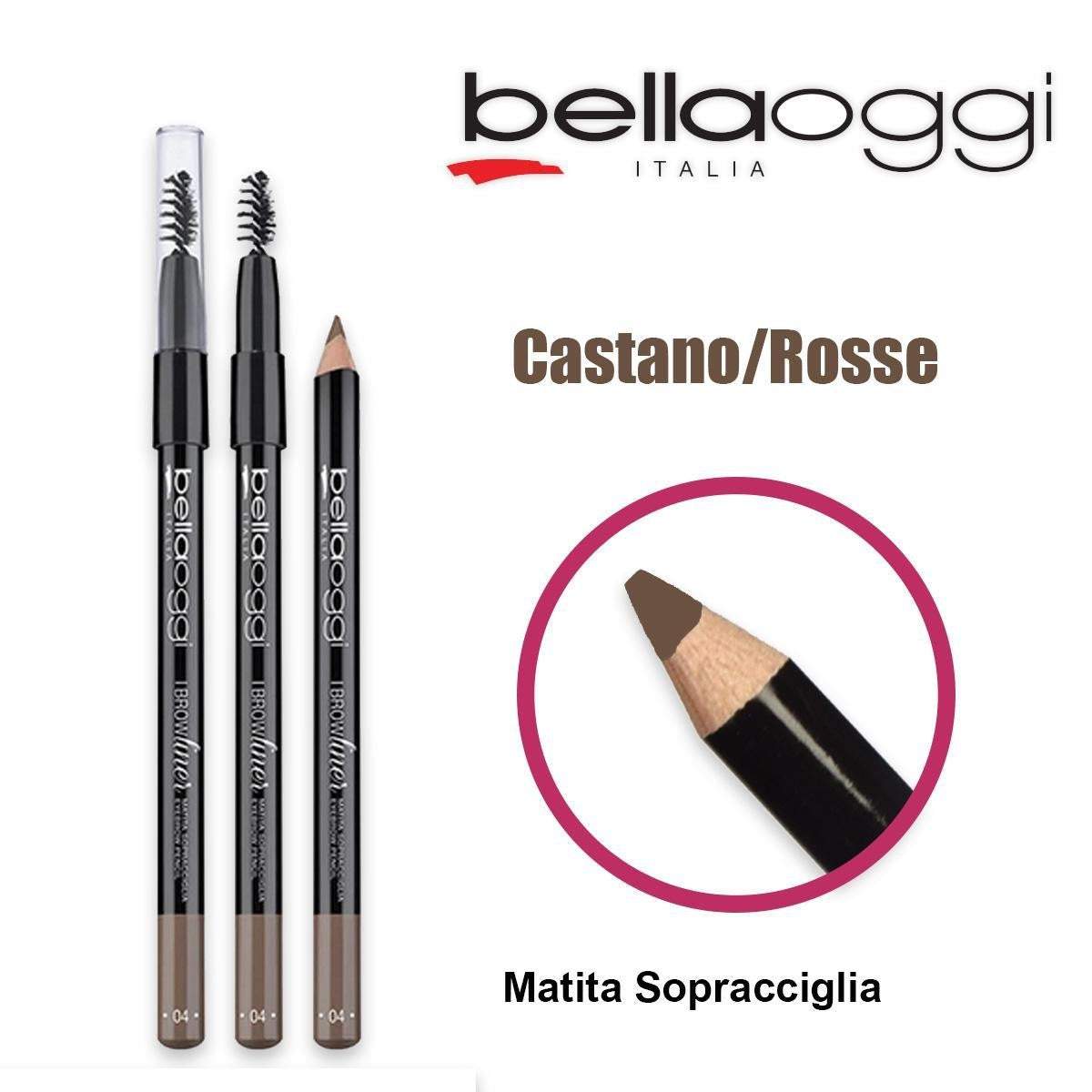 Brow Liner Kulmakynä Medium Brown/Red/Ruskea/Punainen