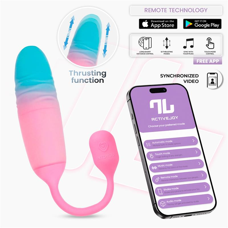 NexEgg Motion Vibrating Egg With Thrusting App App:illa ohjattu värisevä muna