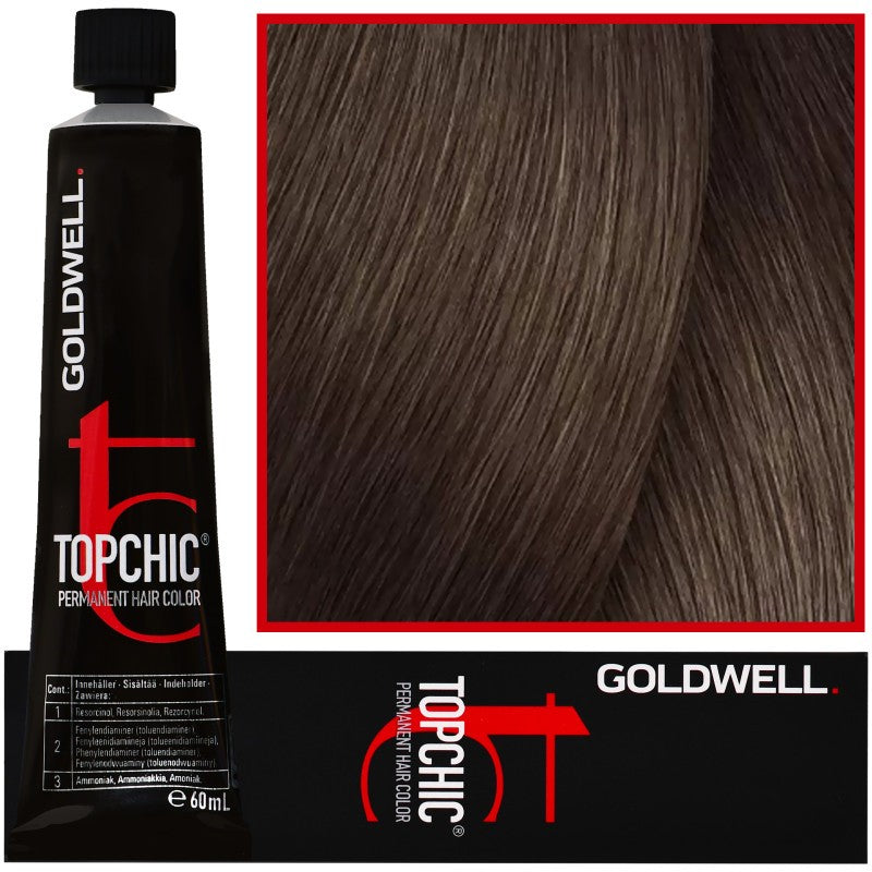Hiusväri Goldwell Topchic 60ml 6-SB Hopeanruskea