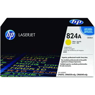 HP HP 824A Rumpu värijauheen siirtoon keltainen CB386A Vastaa: N/A