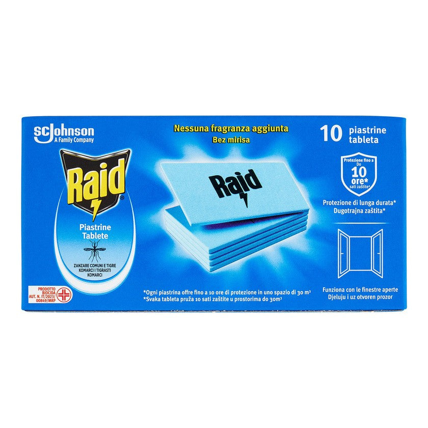 Raid Hyttyskarkotelaatat - 10 kpl.