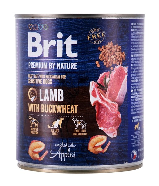 Brit Brit Premium By Nature Lamb & Buckwheat puszka 800g